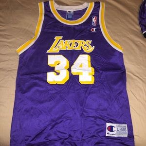 Shaq OG Champion Lakers jersey YL